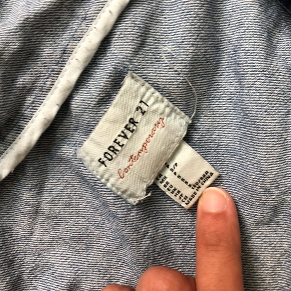 Forever 21 Distressed Jean Jacket - Picture 3 of 3